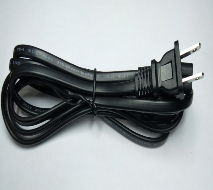 Custom Power Cord With UL Approved NEMA Plug & IEC Connector 